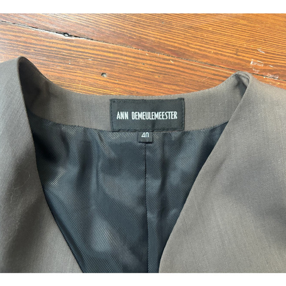 Vintage Ann Demeulemeester Long Waistcoat Vest - Picture 3 of 3